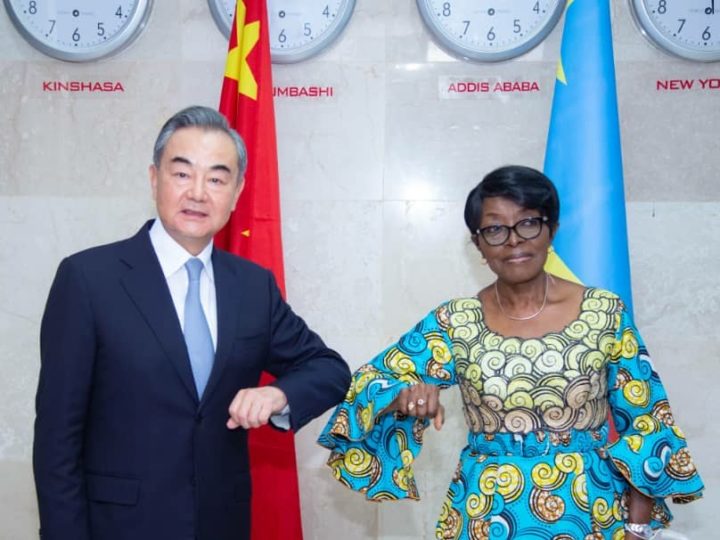 RDC-CHINE: Séjour du Conseiller d’État et Ministre Chinois des Affaires Étrangères, Wang Yi séjourne à Kinshasa