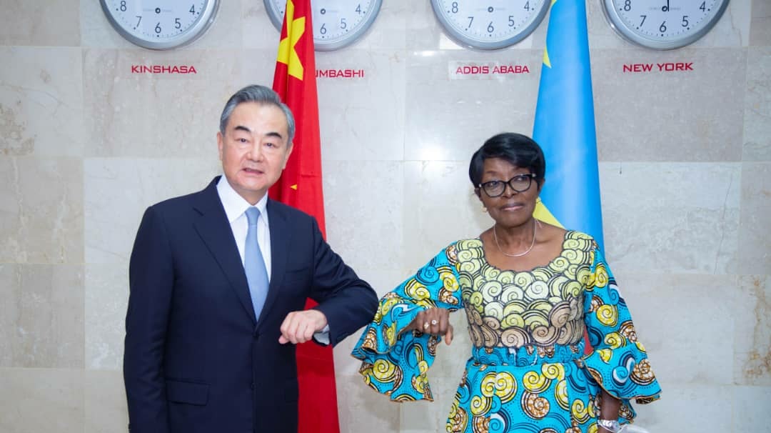 RDC-CHINE: Séjour du Conseiller d’État et Ministre Chinois des Affaires Étrangères, Wang Yi séjourne à Kinshasa