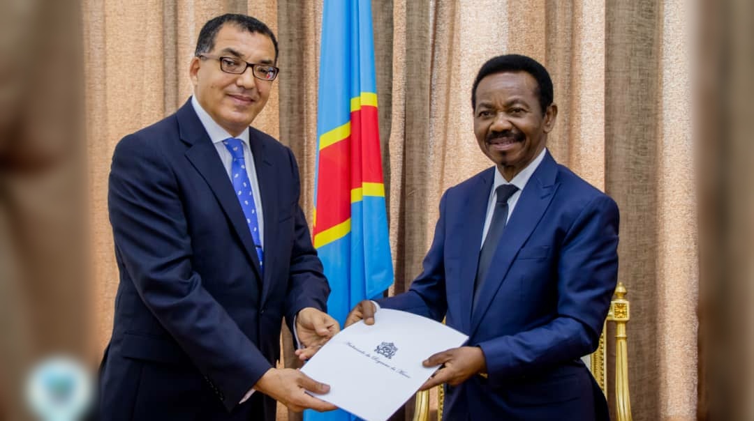 RDC-Maroc: L’ambassadeur Rachid Agassim chez le Speaker congolais Mboso pour la consolidation des relations
