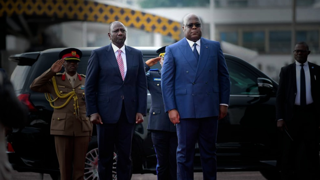 RDC : En tête-à-tête, Félix Tshisekedi et William Ruto discutent sur les questions sécuritaires et relations bilatérales