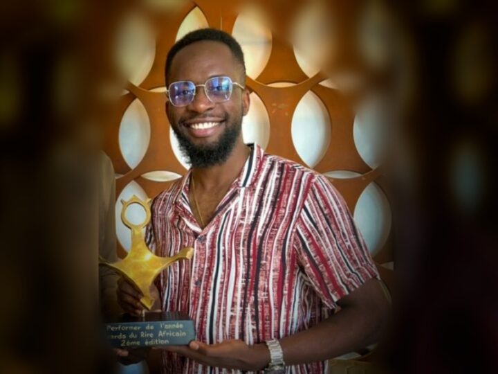 Culture : Herman Amisi présente ses trophées à la presse