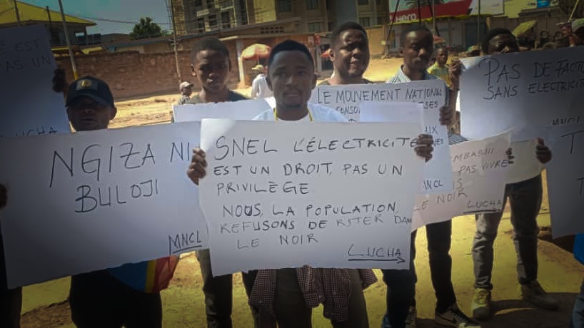 Lubumbashi : Face à LUCHA, la SNEL reconnaît les coupures intempestives du courant
