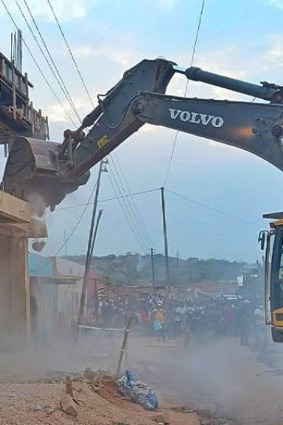 Fungurume : Démolition des constructions anarchiques le long de la RN39